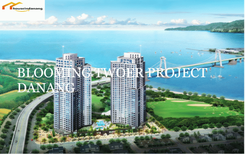 Blooming Tower in Danang, Vietnam, Hai Chau district 1