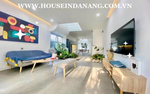 Danang modern house for rent in Ngu Hanh Son district, Vietnam, near the river