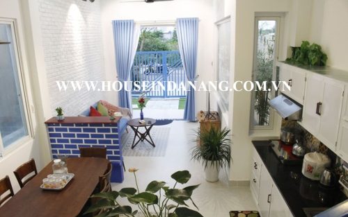 Danang beach house rental in Vietnam, Ngu Hanh Son district, the livingroom 2