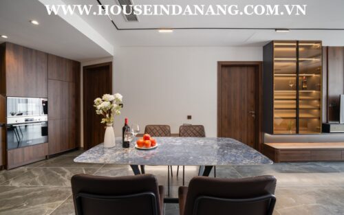 Danang luxury apartment for rent in Hilton, Hai Chau district, Vietnam, European style