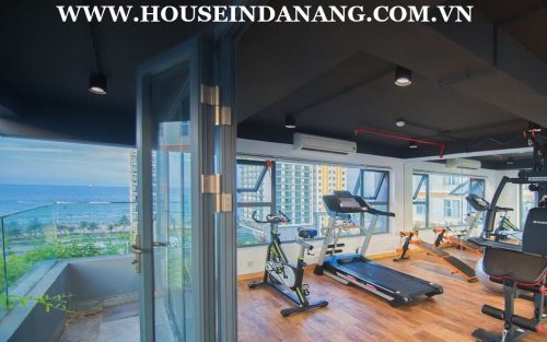Danang beachside apartment for rent in Ngu Hanh Son district, Vietnam, in An Thuong area