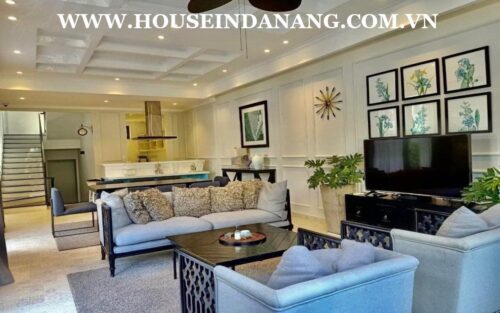 Danang luxury villa for rent in Euro village, Vietnam, Son Tra district, by the river 2