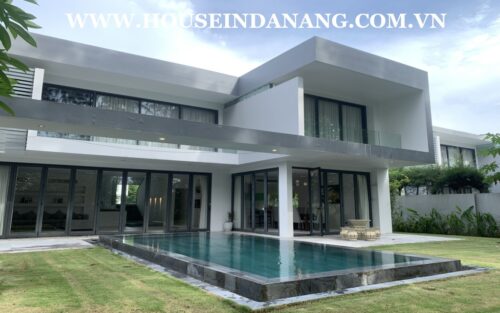 Da Nang luxury villa for rent in Vietnam, Ngu Hanh Son district, modern style, in The Dunes 3