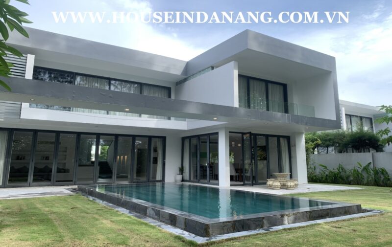 Da Nang luxury villa for rent in Vietnam, Ngu Hanh Son district, modern style, in The Dunes 3