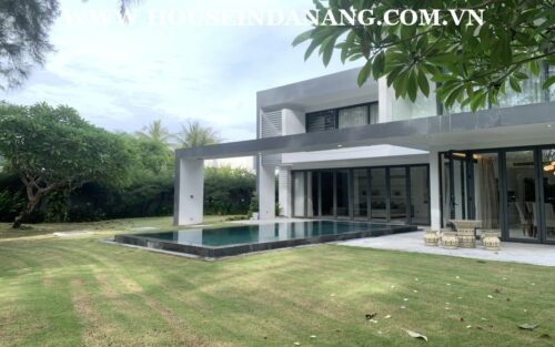 Da Nang luxury villa for rent in Vietnam, Ngu Hanh Son district 4, modern style, in The Dunes