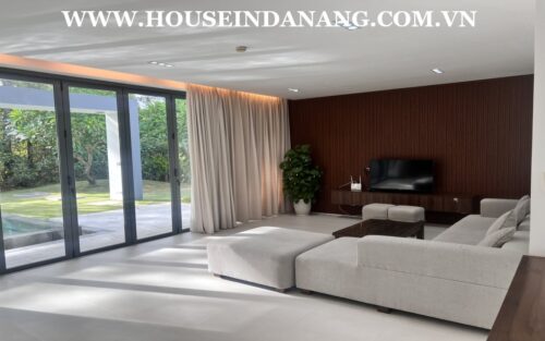 Da Nang luxury villa for rent in Vietnam, Ngu Hanh Son district, modern style, in The Dunes 1