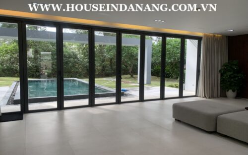 Da Nang luxury villa for rent in Vietnam, Ngu Hanh Son district 5, modern style, in The Dunes