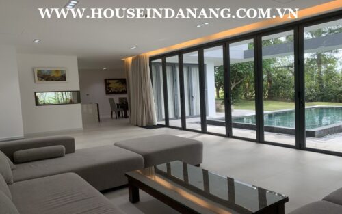 Da Nang luxury villa for rent in Vietnam, Ngu Hanh Son district 4, modern style, in The Dunes 6