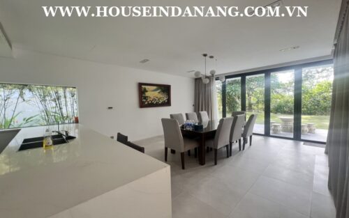 Da Nang luxury villa for rent in Vietnam, Ngu Hanh Son district 6, modern style, in The Dunes