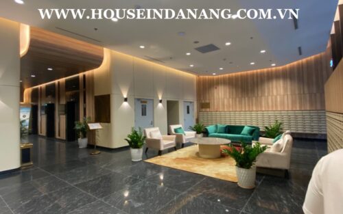 Danang riverside apartment for rent in Vietnam, Hai Chau district, on Sam Towers, Western style