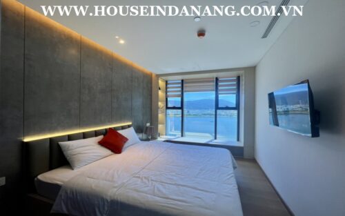 Danang riverside apartment for rent in Vietnam, Hai Chau district 1, on Sam Towers, modern style