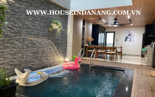 Danang modern houses rental in Hai Chau district, Vietnam, three bedrooms, swimming pool