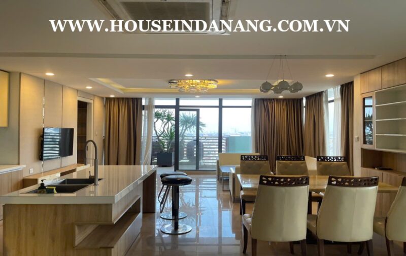 Penthouse apartment in Danang for rent, in Vietnam, Hai Chau district 1