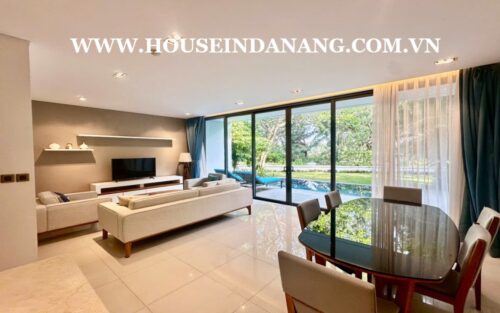 Point villa rental Danang towards Golf Course BRG, in Vietnam, Ngu Hanh Son district, Golf view 2