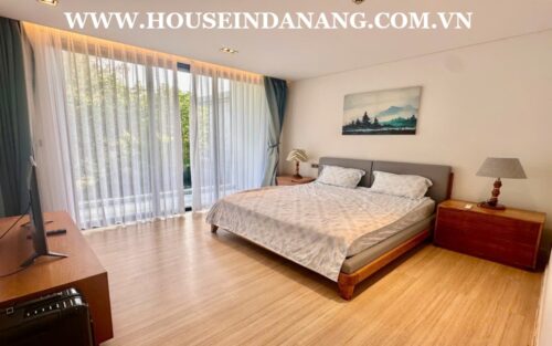 Point villa rental Danang towards Golf Course BRG, in Vietnam, Ngu Hanh Son district, Golf view 2