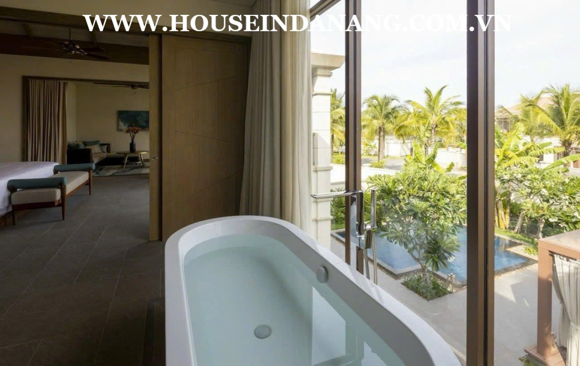 Luxury villas rental Danang in Fusion Resort and villas, Vietnam, walking to the beach