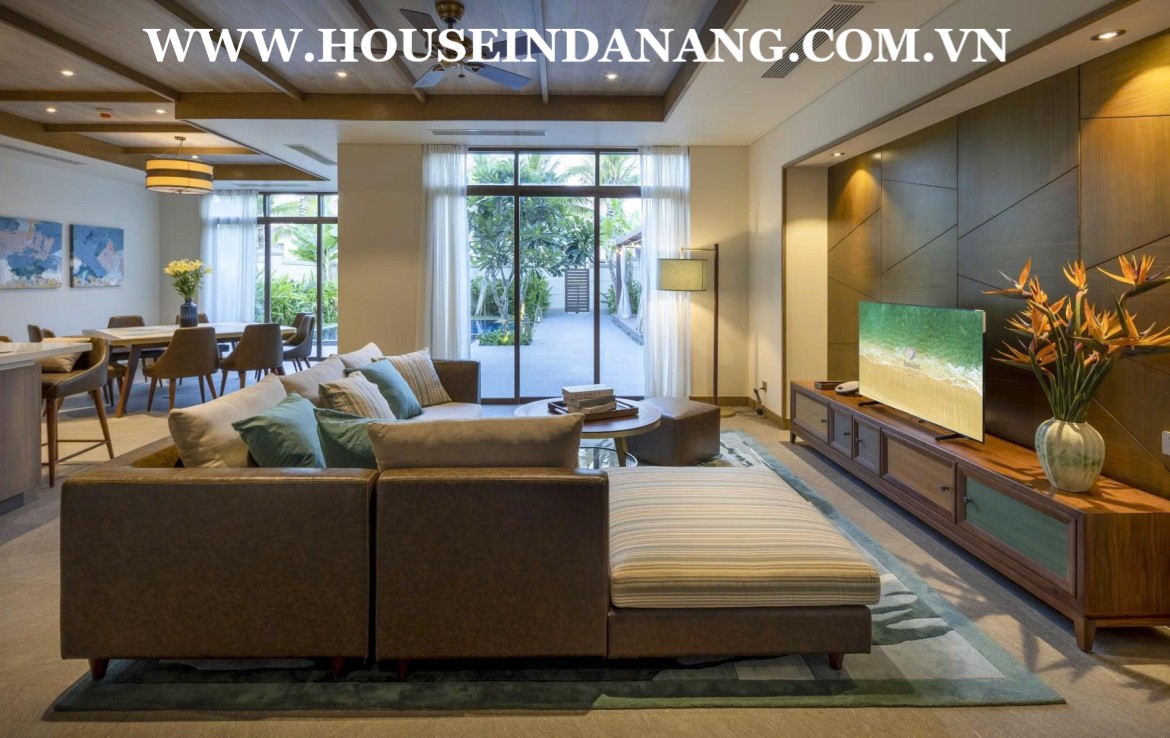 Luxury villas rental Danang in Fusion Resort and villas, Vietnam, walking to the beach