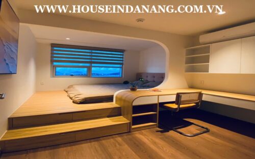 Beachview apartment in Danang on Blooming Tower, Western style, nice design