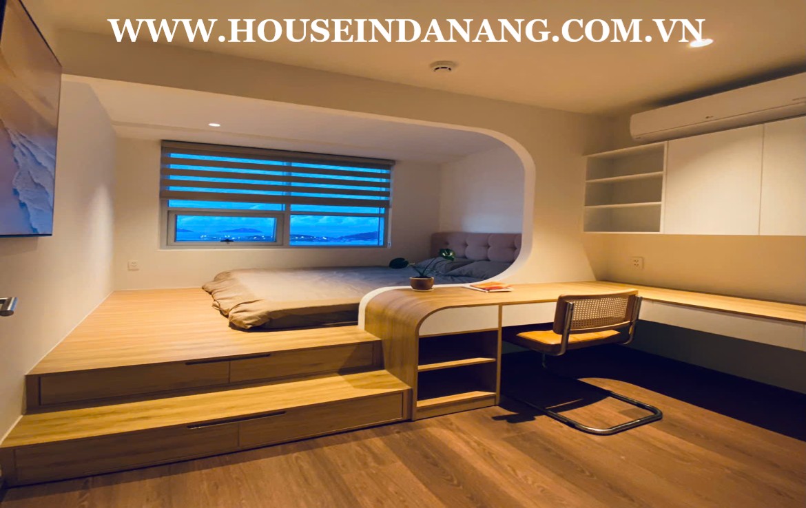 Beachview apartment in Danang on Blooming Tower, Western style, nice design