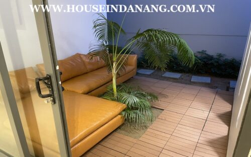 Danang beachside villa rental in The Point Residences, Vietnam, modern style, golf view