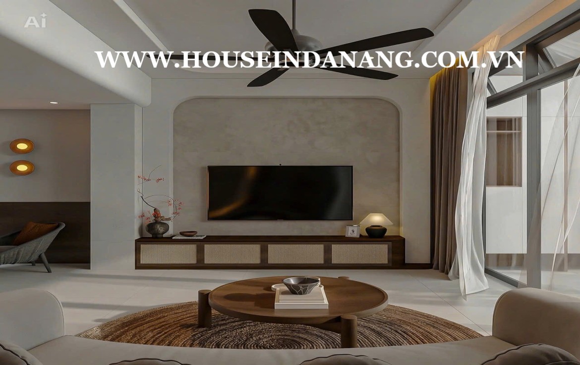 Danang luxurious houses rental in Nam Viet A residential area, Vietnam, modern design 1