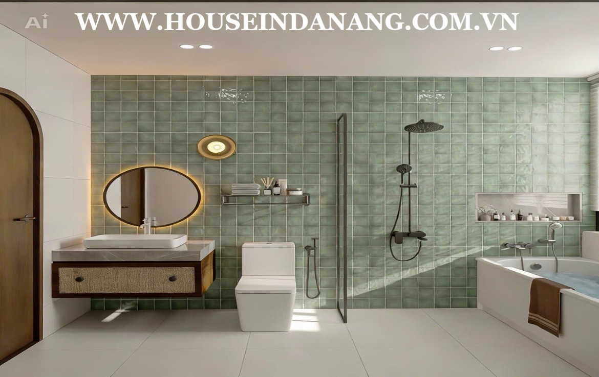 Danang luxurious houses rental in Nam Viet A residential area, Vietnam, modern design