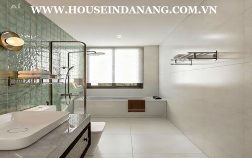 Danang luxurious houses rental in Nam Viet A residential area, Vietnam, modern design, ưalking to the river