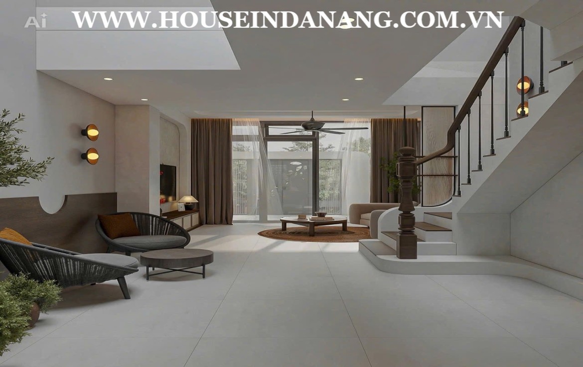 Danang luxurious houses rental in Nam Viet A residential area, Vietnam, modern design
