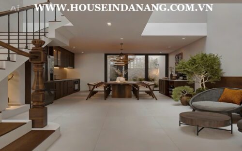 Danang luxurious houses rental in Nam Viet A residential area, Vietnam, modern design 3