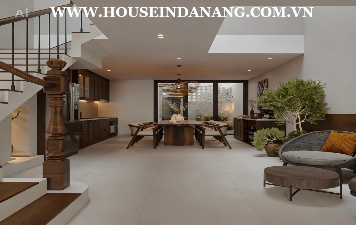Danang luxurious houses rental in Nam Viet A residential area, Vietnam, modern design 3
