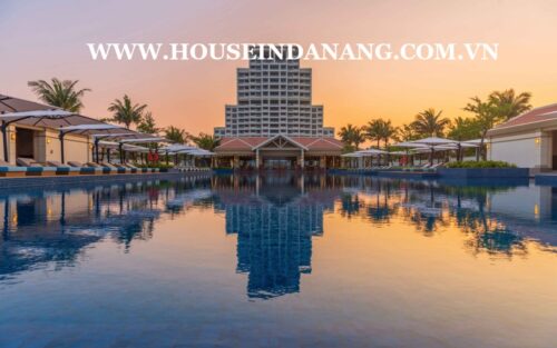 Fusion villa rental Danang, Vietnam, two bedrooms, Ngu Hanh Son district, in five- star resort, Western style