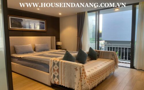 Luxury villas rental Danang in Euro village, Vietnam, Son Tra district, walking to the river