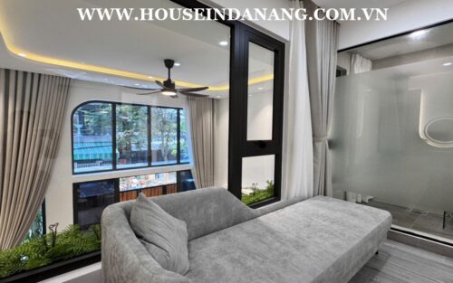 Houses rental Da Nang near Pham Van Dong beach, Vietnam, modern style,