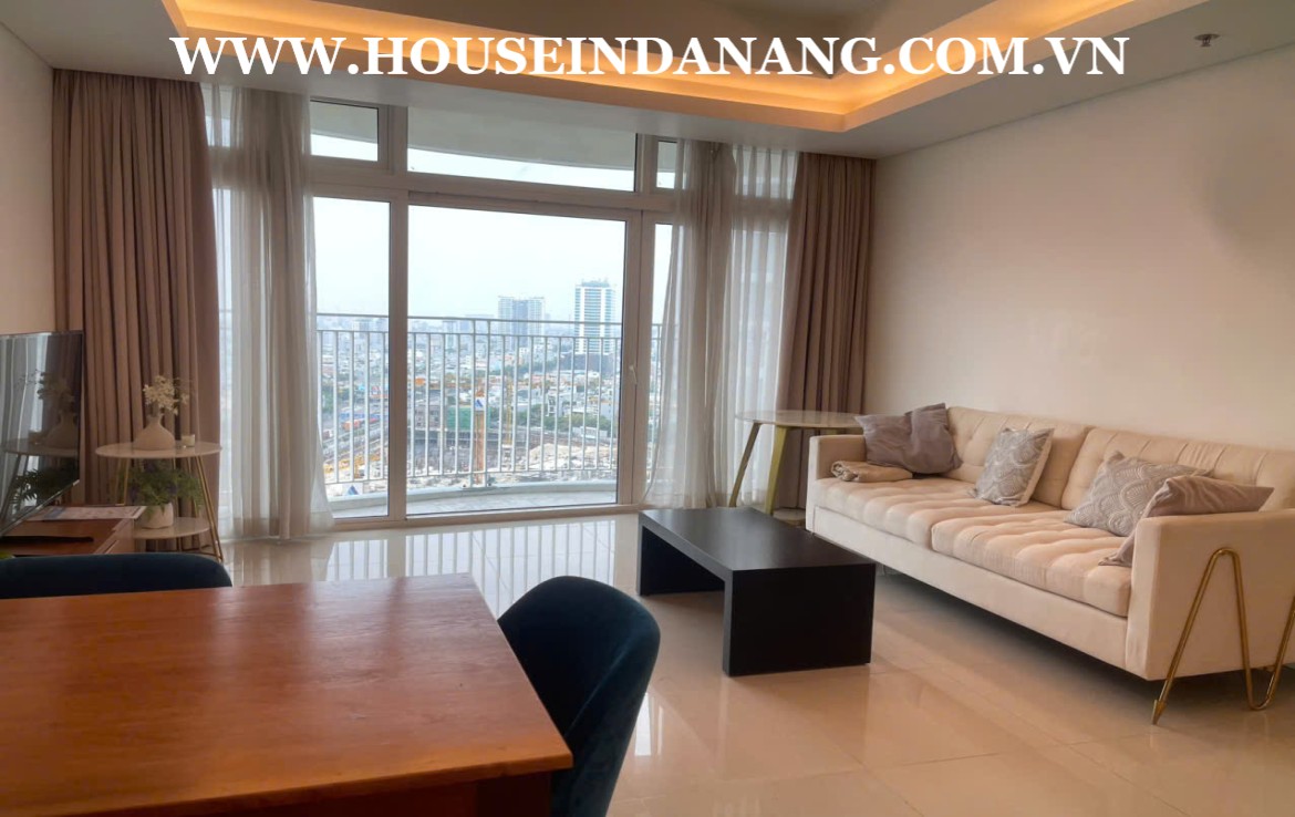 Riverside apartment rental Danang on Azura Tower, Vietnam, in the beachside, near the river