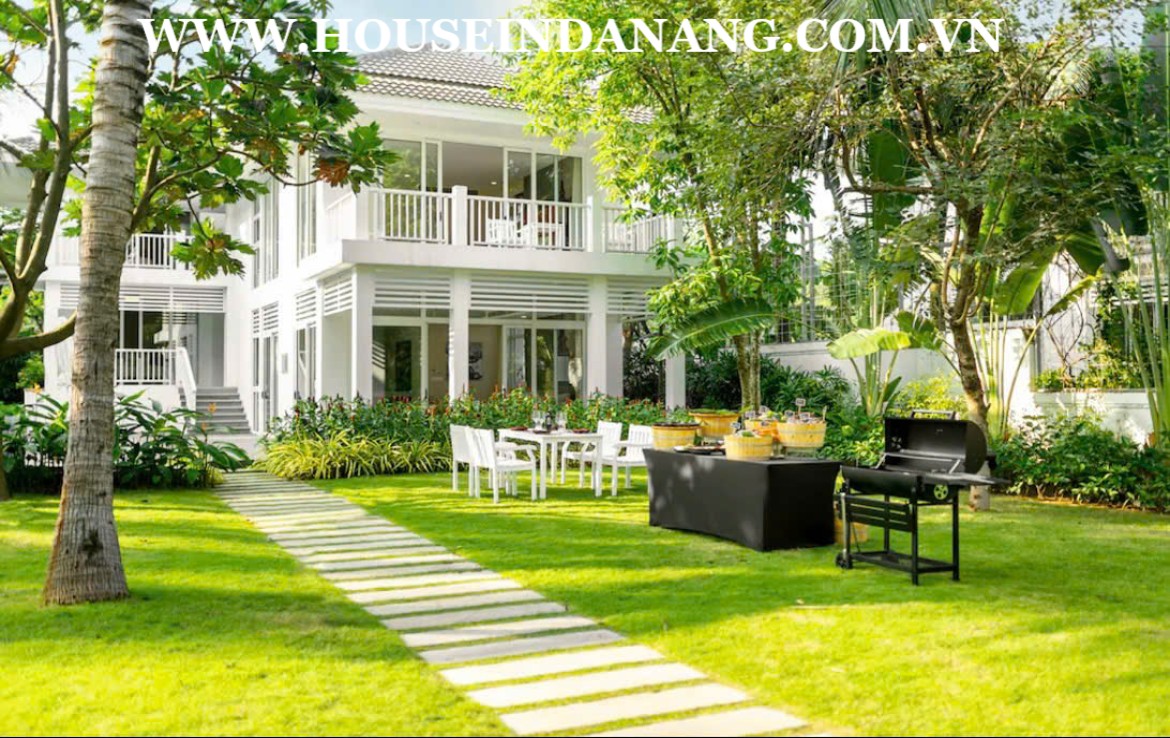 Beachside villa rental Danang in Premier Village, Vietnam, Western style, walking to the beach
