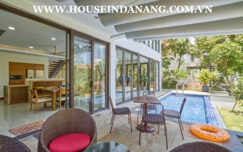 Beachside villa rent Danang in Ocean villas, in Vietnam, five star standard