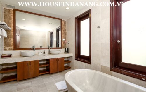 Furama villa rental Danang, in Vietnam, just near My Khe beach bay, modern style