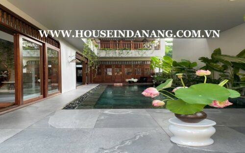 Luxury villa in Danang for rent in Euro village, in Vietnam, modern style