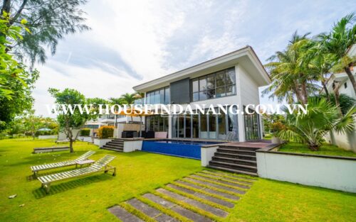 Ocean villas rental Danang in Ocean resort, Vietnam, near the beach, Western architecture
