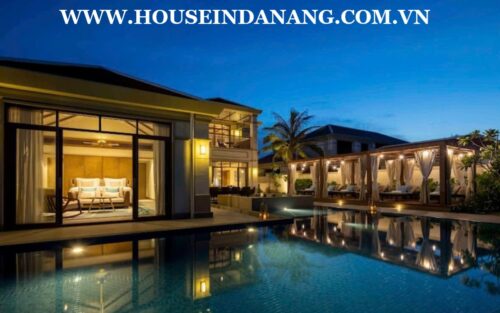 Beachfront villa rental Danang in five- star Fusion villas & resort, in Vietnam, close to the beach