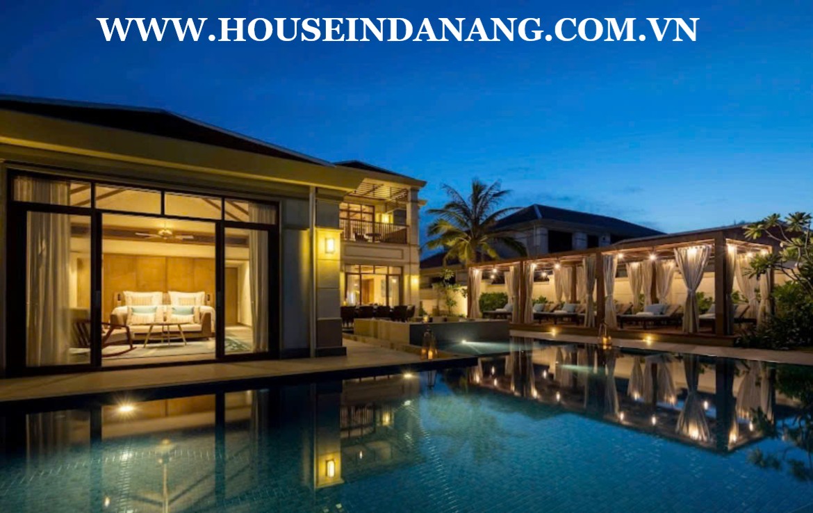 Beachfront villa rental Danang in five- star Fusion villas & resort, in Vietnam, close to the beach