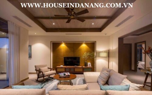 Beachfront villa rental Danang in five- star Fusion villas & resort, in Vietnam, modern style