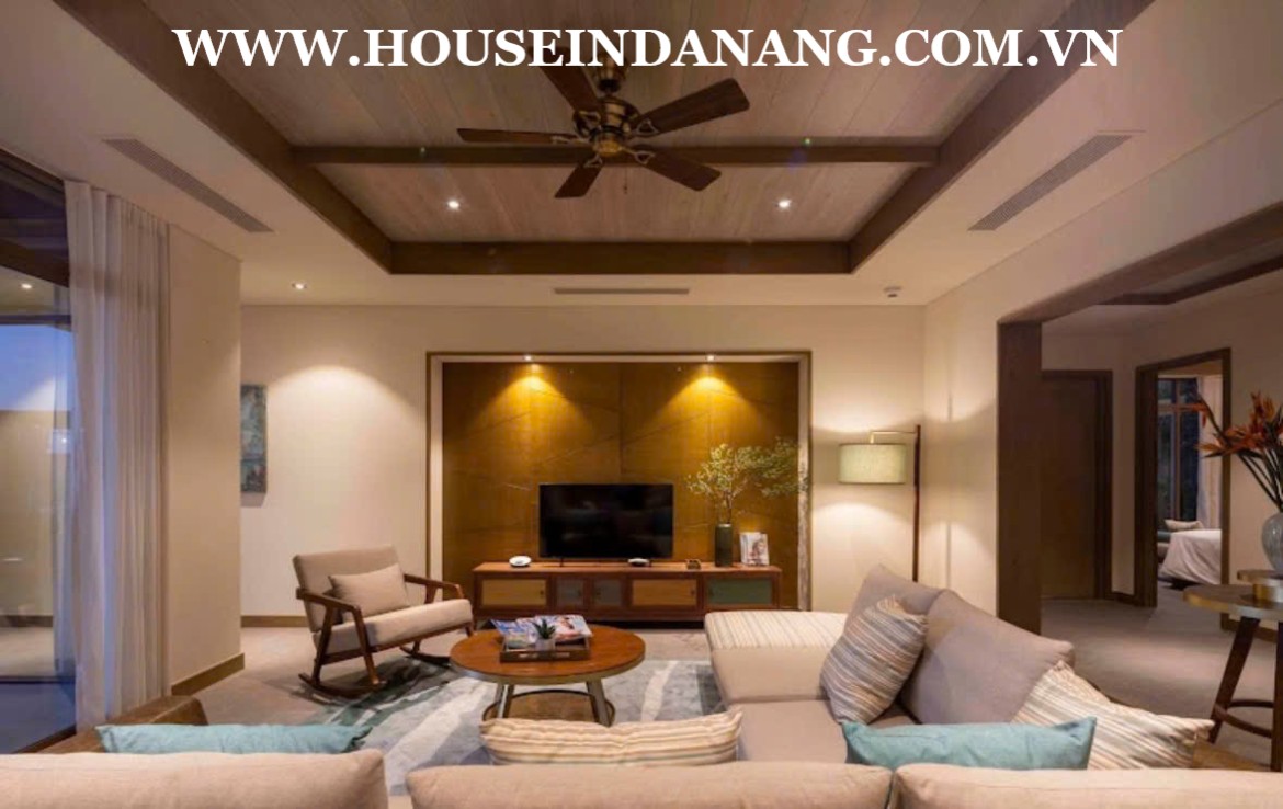 Beachfront villa rental Danang in five- star Fusion villas & resort, in Vietnam, modern style