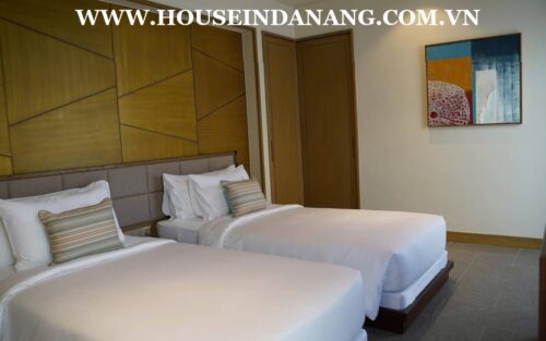Beachfront villa rental Danang in five- star Fusion villas & resort, in Vietnam, modern style, close to the beach