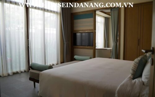 Beachfront villa rental Danang in five- star Fusion villas & resort, in Vietnam, in the five- star resort