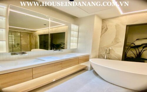 Luxury house in Danang for rent, in Vietnam, in Elysia Compound, modern design, in Hai Chau district