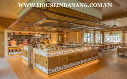 Beachfront villa rental Danang in five- star Fusion villas & resort, in Vietnam, by the beach bay