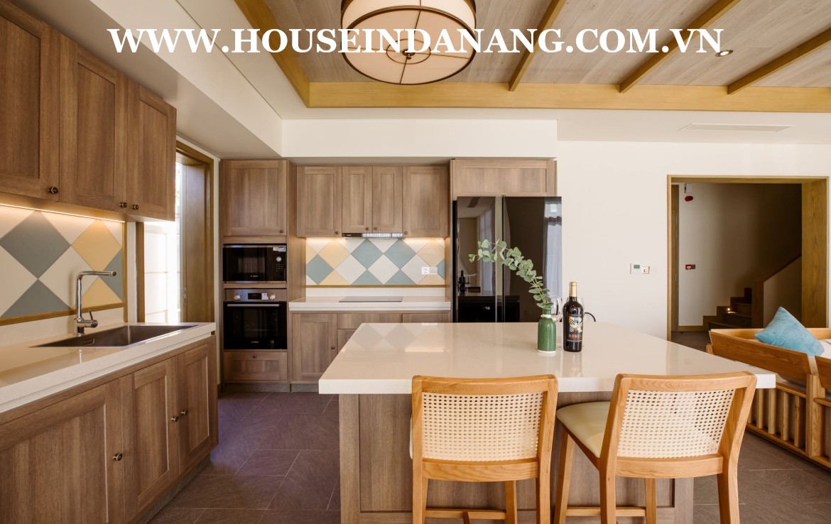 Danang Fusion villa rental in Fusion resort & villas, in Vietnam, walking to the beach