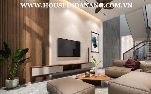 Danang beachside houses rental near Pham Van Dong beach, Vietnam, in the beachside