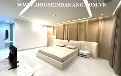 Luxury house in Danang for rent, in Vietnam, in Elysia Compound, modern design, easy to drive to the beach